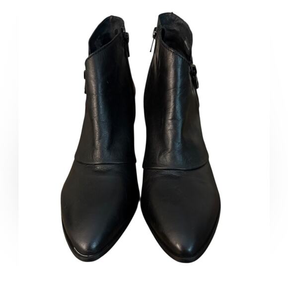 NWOT Miz Mooz Joelene Black Leather Zipper Ankle Booties – 10.5-11 B - Picture 7 of 8